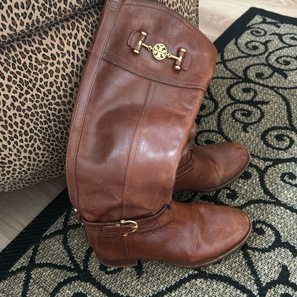 Tory Burch leather boots
